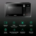 SAMSUNG 28L Convection Microwave Oven with Quartz Convection Heater