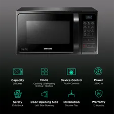 SAMSUNG 28L Convection Microwave Oven with Quartz Convection Heater