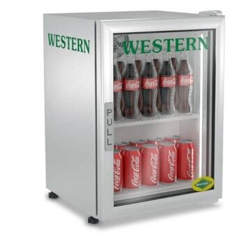 Western SRC60-GL Cooler Single Glass Door Commercial Refrigerator (59 Liter)