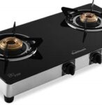 Sunflame LPG STOVE GT 2B REGAL SS Glass, Stainless Steel Manual Gas Stove  (2 Burners)